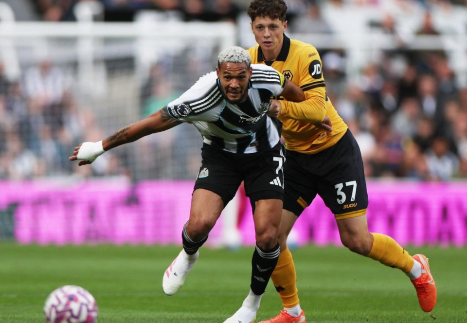 狼队遭遇耻, 外兜射远角